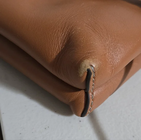 Tory Burch Cuoio Miller Tan Crossbody Bag with Replaced Patterned Strap - Picture 11 of 16